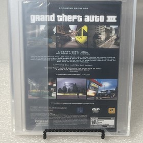 Grand Theft Auto III PS2 VGA 85+ U85 Sealed Black Label GTA 3