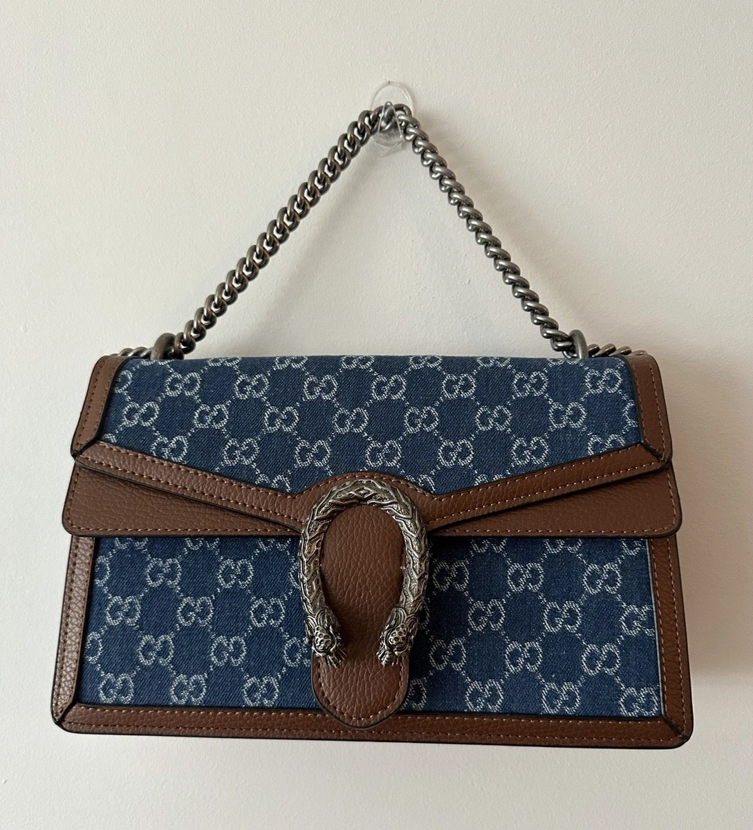 Gucci Denim Exterior Shoulder Bags Bags & Handbags for Women for