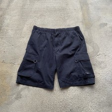 Vintage 90s Ocean Pacific OP Sport Mens 34 Distressed Spell Out Cargo Shorts