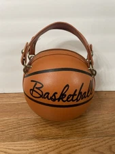 Basketball Shape Hand Bag Fashion Women  Novelty  