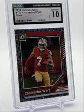 2024 Donruss Optic Stars Charvarius Ward San Francisco 49ers #176 CGC