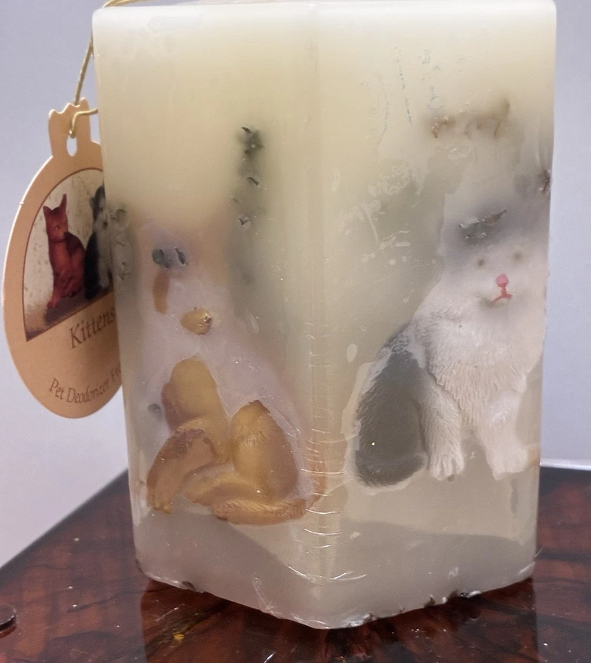 Decorative Wax Candle KITTENS Pet Deodorizer Fragrance Hot Wax Candle Co. - Image 3 of 3