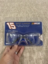 Nascar Safety Eyewear #15 Black/Clear Scratch Coat Michael Waltrip