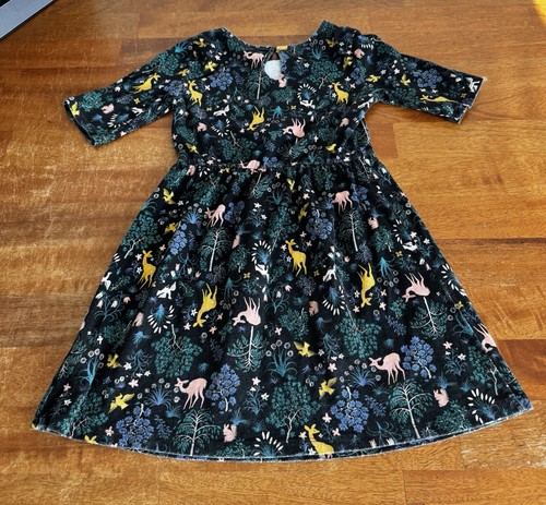 Old Navy Girls Dress Size Small Animals 100% Cotton - Picture 5 of 7