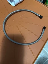 Nitrous Express 4AN 12in Stainless Steel Braided Hose - Black