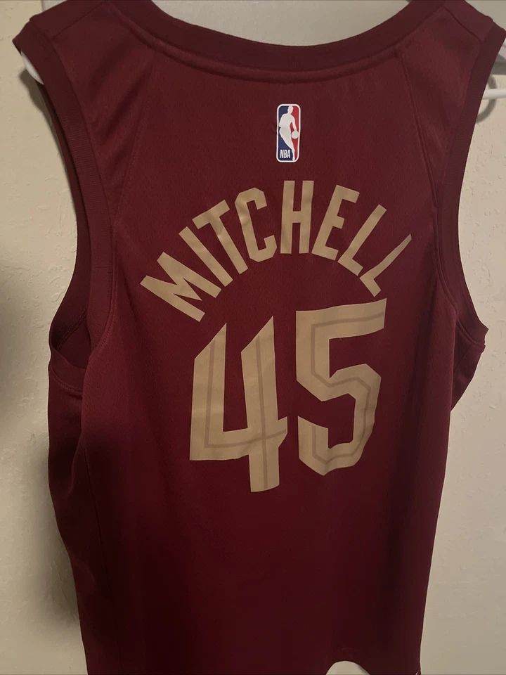 Cleveland Cavaliers Donovan Mitchell Swingman Jersey Size 52 - Image 2 of 4