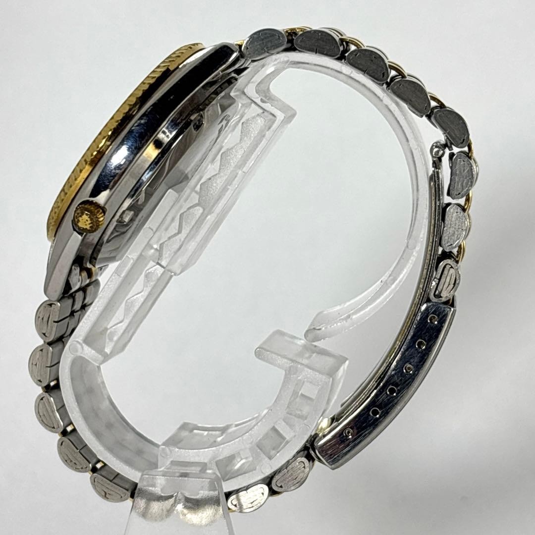 Seiko 5 Automatic Mens Combi Color Vintage Gold Dial image 4