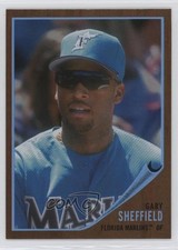 2021 Topps Archives 1962 Topps Blue Foil 5/25 Gary Sheffield #97 s5j