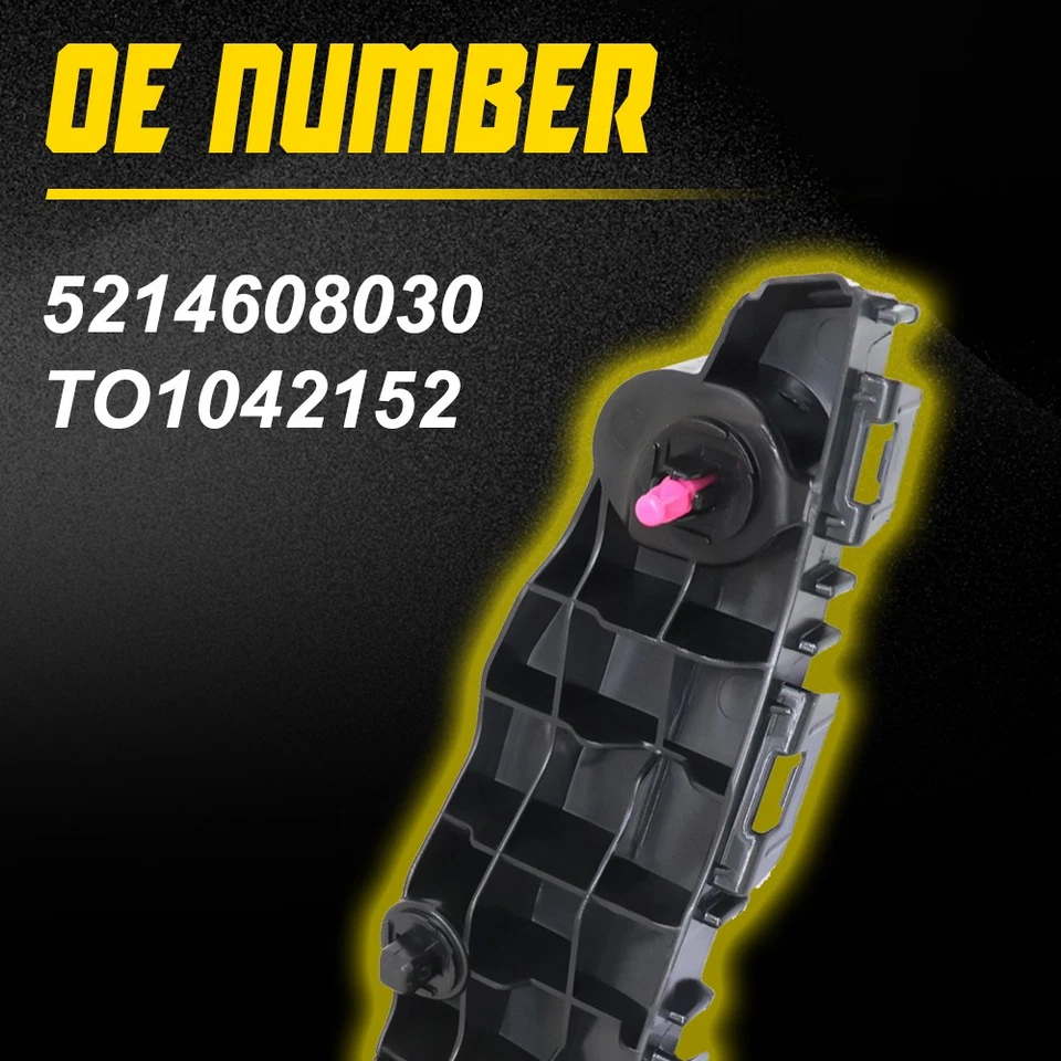 Soporte de parachoques delantero izquierdo Toyota Sienna 2021-2025 52146-08030 1-10X Foto 3 de 4