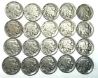 Lot of 20 Full Date Buffalo Nickels