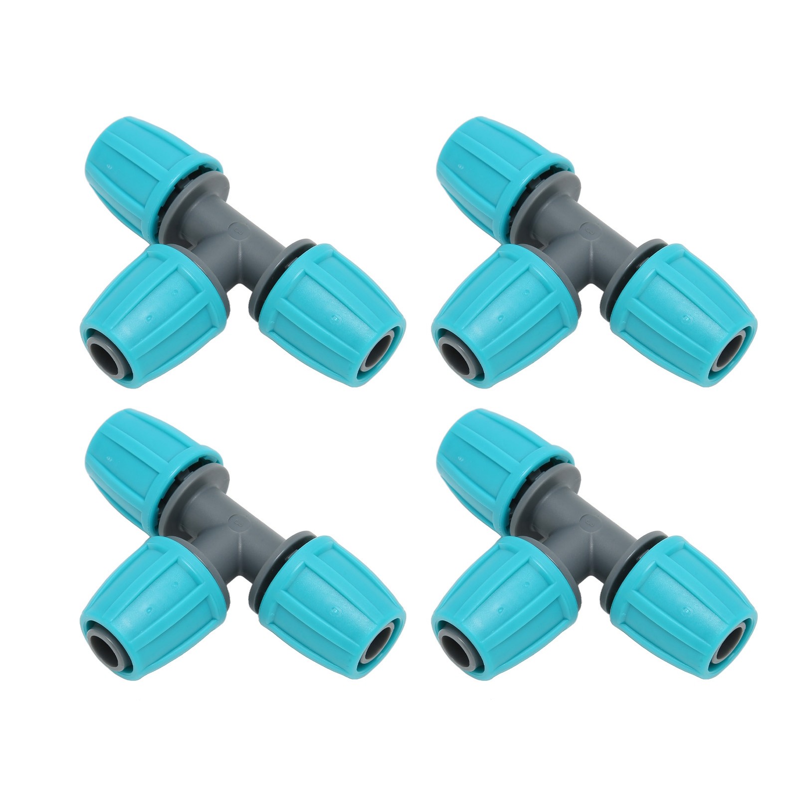 20PCS 16mm Tee Pipe Connector Durable Tubing Tee For Greenhouses Agriculture Use