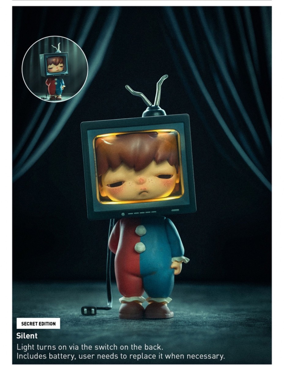 Pop Mart Hirono Mime Series Secret Figure Silent - Open Box
