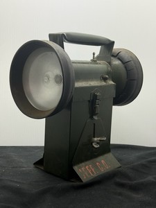 Vintage Bell System Flashlight, Carpenter Boston 45 Double Lamp ‘JEFF’ untested