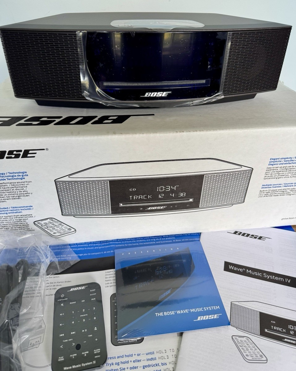 Bose Wave Music System IV CD Player AM/FM Radio Model 417788-WMS