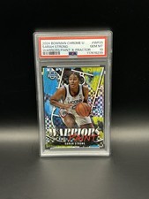 Sarah Strong 2024 Bowman Chrome University Pep Rally X-Fractor PSA 10 UConn