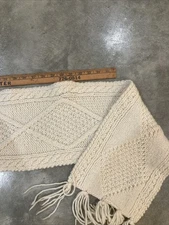 Carraig Donn Knit Scraf 50in Wool 