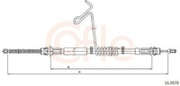 Bremsseil Seilzug Feststellbremse Cofle 11.5572 FüR Ford Transit Bus F_E_ F_F_