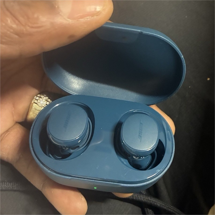 Bluetooth Blue In-ear With Charging Case