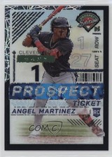 2024 Panini Prospect Edition Black Velocity Prizm 32/39 Angel Martinez #32 8d2