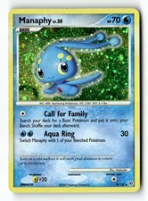 Pokemon Card Manaphy Holo LP POP Series 6 3/17