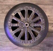Rare 1930&rsquo;S  St Louis Sprinkler Company Sprinkler Alarm Bell Cover