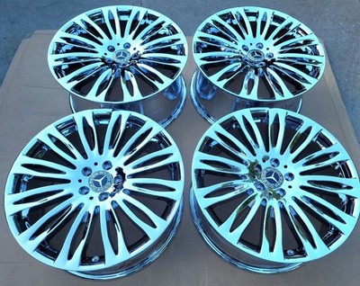 20'' NEWLY CHROMED MERCEDES MAYBACH WHEELS S63 S65 S500 S550 S600 CL500 CL550 CL