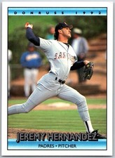 ⚾ 1992 Donruss #756 Jeremy Hernandez San Diego Padres RC