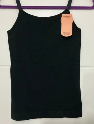 Shapermint Essentials All Day Every Day Scoop Neck Cami XL 16 Shapewear Black