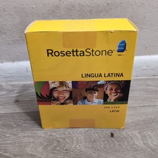 Rosetta Stone Lingua Latina Latin Level 1-3 Language HOMESCHOOL Audio Sealed