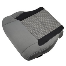 Front Driver Bottom Cloth Seat Cover Gray-Black for Tundra 2014-2021