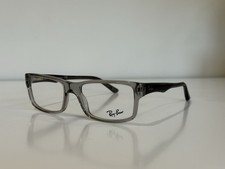 Ray Ban RB 5245 5077 Square Havana Clear Gray Eyeglasses Optical Frame 52-17-140