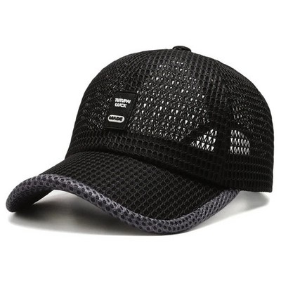 Men's Breathable Mesh Baseball Cap Summer Outdoor Hat Trucker Cap Gym Fun Gift
