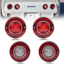 Tail Lights Backup Lights Compatible With Chevy Chevro-let Corvette C3 1975-...