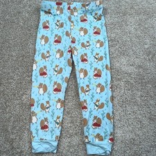 Magnetic Me Toddler 2T Musical Squirrel Mushroom Pajama Pants Light Blue Modal