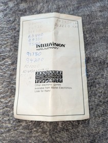 Burgertime Intellivision (1982) In Box w/Overlays, Manual, & Cartridge! Tested!