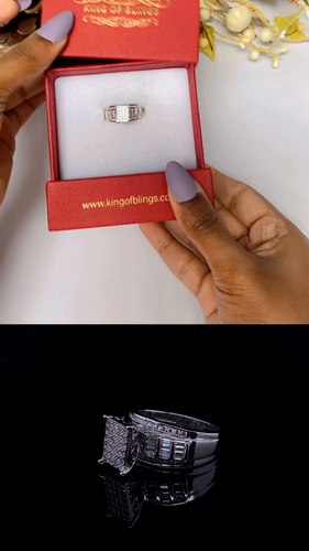 925 Sterlingsilber 1,31 kt Zirkonia Aschenputtel Damenringe Größe 8 - Video 1 von 1