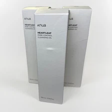 NEW Anua Heartleaf Pore Control Cleansing Oil 200ml 6.76 oz K-Beauty LOT OF 3