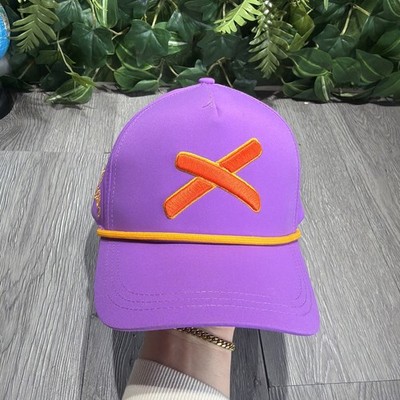 Absolutely Ridiculous Hat Cap Snap Back Purple Rope Embroidered Nashville Mens