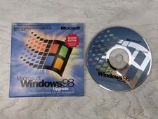 Microsoft Windows 98 Second Edition Upgrade SE CD-ROM Box Disc Vintage Tech