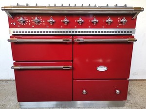 Lacanche Chagny Range 39 ⅜ in Burgundy & Chrome 100cm