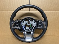 20-25 Subaru Legacy Black Leather Non Heated Steering Wheel Oem