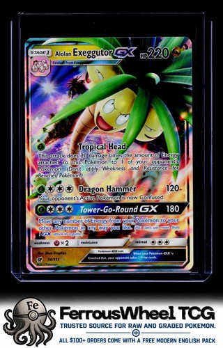 Alolan Exeggutor GX 74/111 - SM - Crimson Invasion - (NM-/LP+)