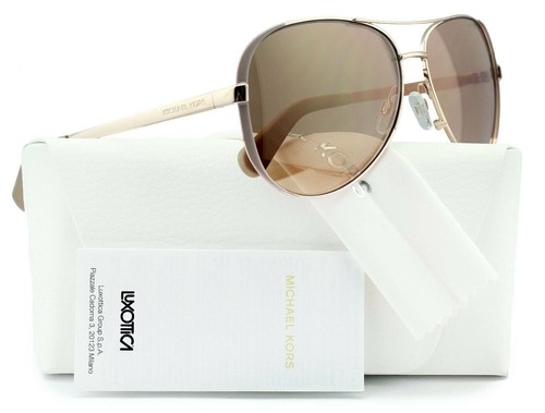 Michael Kors 0MK5004 1017R1 Chelsea Sunglasses Rose Gold w/Gold Mirror