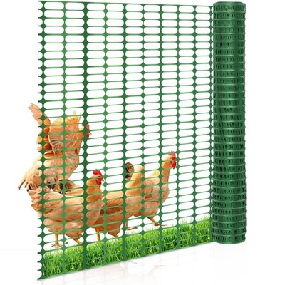 15-50m Geflügelnetz Weidezaun Hühnerzaun Geflügelzaun Hundezaun Gartenzaun Grün