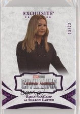 2021 Marvel Black Diamond Purple 13/23 Emily VanCamp as Sharon Carter #20 01hi
