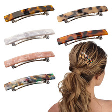 6PCS Hair Barrettes for Women Shell Hair Clips Thick Thin Hair Accessories Set