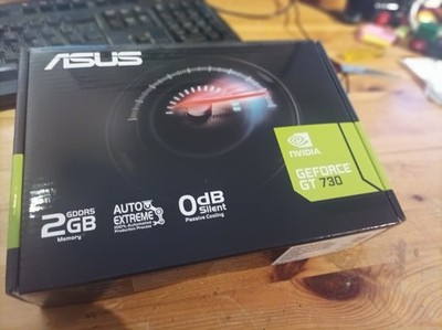 Asus Nvidia GeForce GT 730 -  2 GB GDDR5 Grafikkarte Passiv