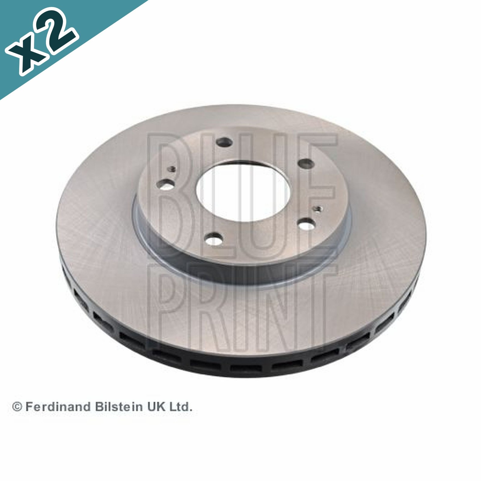 Blueprint ADC44374 Brake Disc Front Coated Fits Mitsubishi FTO Outlander RVR