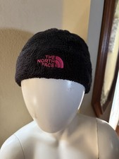 The North Face Black Fleece Beanie Hat Youth Small Lightweight Outdoor Winter