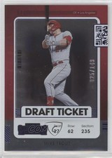2021 Panini Contenders Draft Ticket Blue /149 Mike Trout #56 5m1
